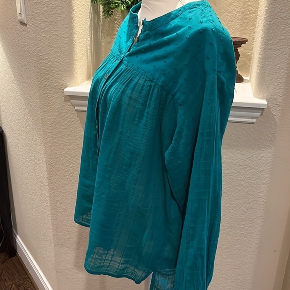 Pilcro and the Letterpress Anthropologie Button Down Blouse Size XS - Picture 4 of 16